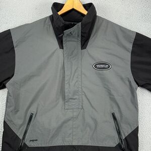 University Of‎ Scranton Windbreaker Jacket Mens Medium Grey Black Nylon JanSport